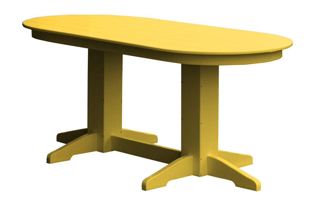 A&L Furniture Co. Oval Amish-Made Poly Dining Tables