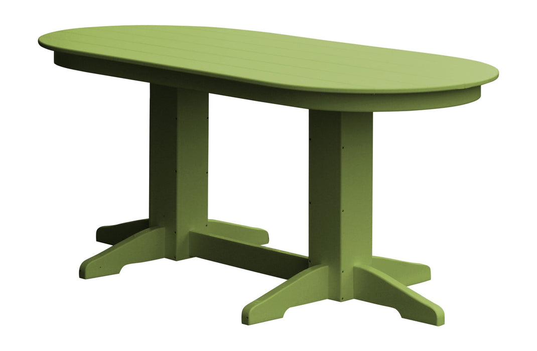 A&L Furniture Co. Oval Amish-Made Poly Dining Tables