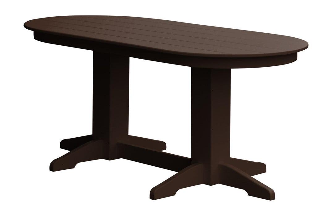 A&L Furniture Co. Oval Amish-Made Poly Dining Tables