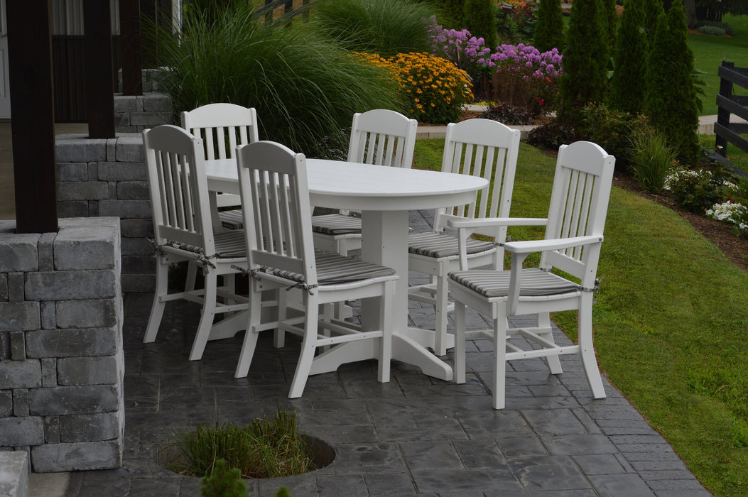 A&L Furniture Co. Amish-Made Poly 7pc Classic Dining Sets