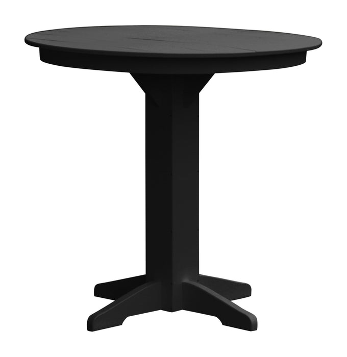 A&L Furniture Co. Round Amish-Made Poly Bar Tables