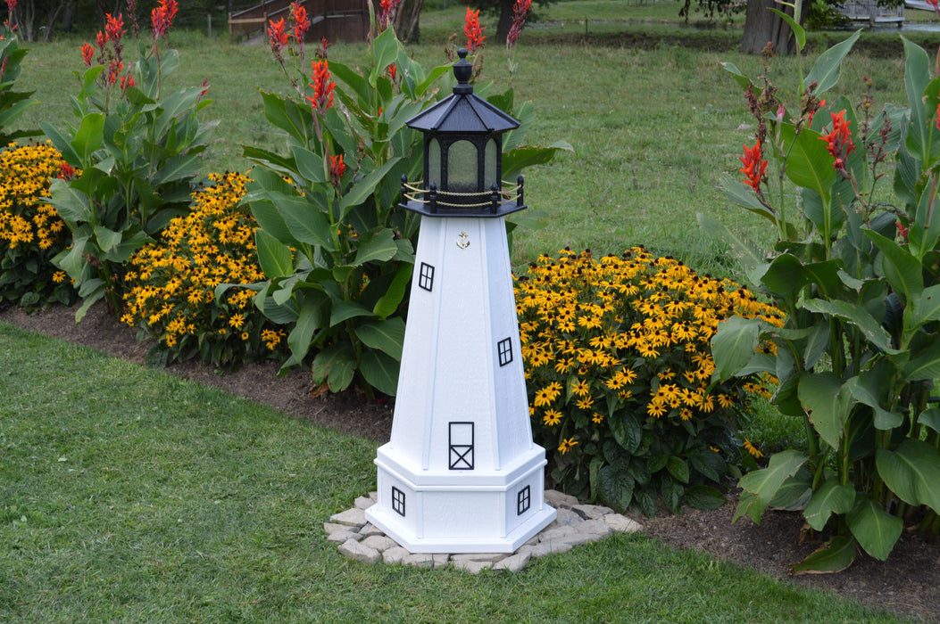 Hexagonal Amish-Made Wooden Cape Cod, MA Replica Lighthouses