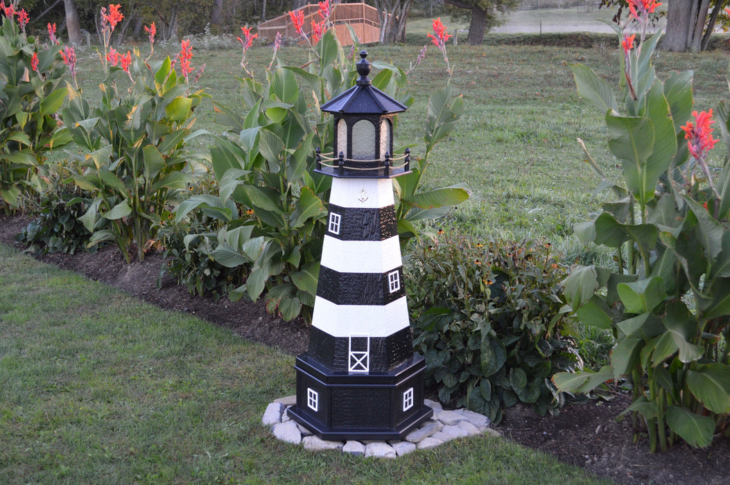 Hexagonal Amish-Made Wooden Cape Canaveral, FL Replica Lighthouses