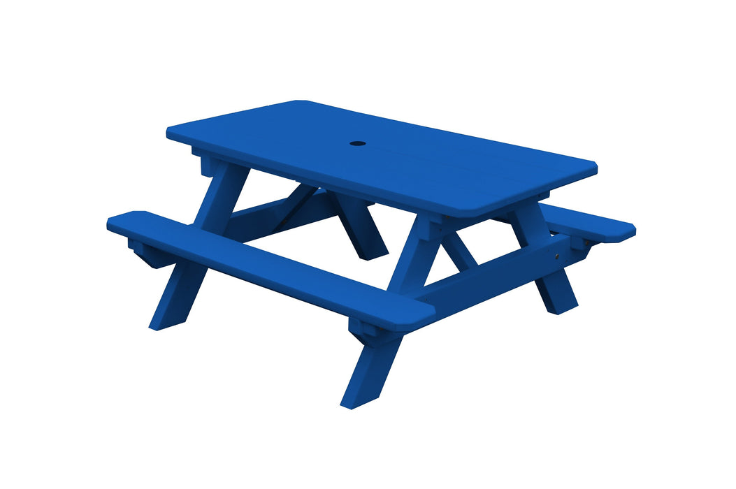 A&L Furniture Co. Amish-Made Poly Kids Picnic Table