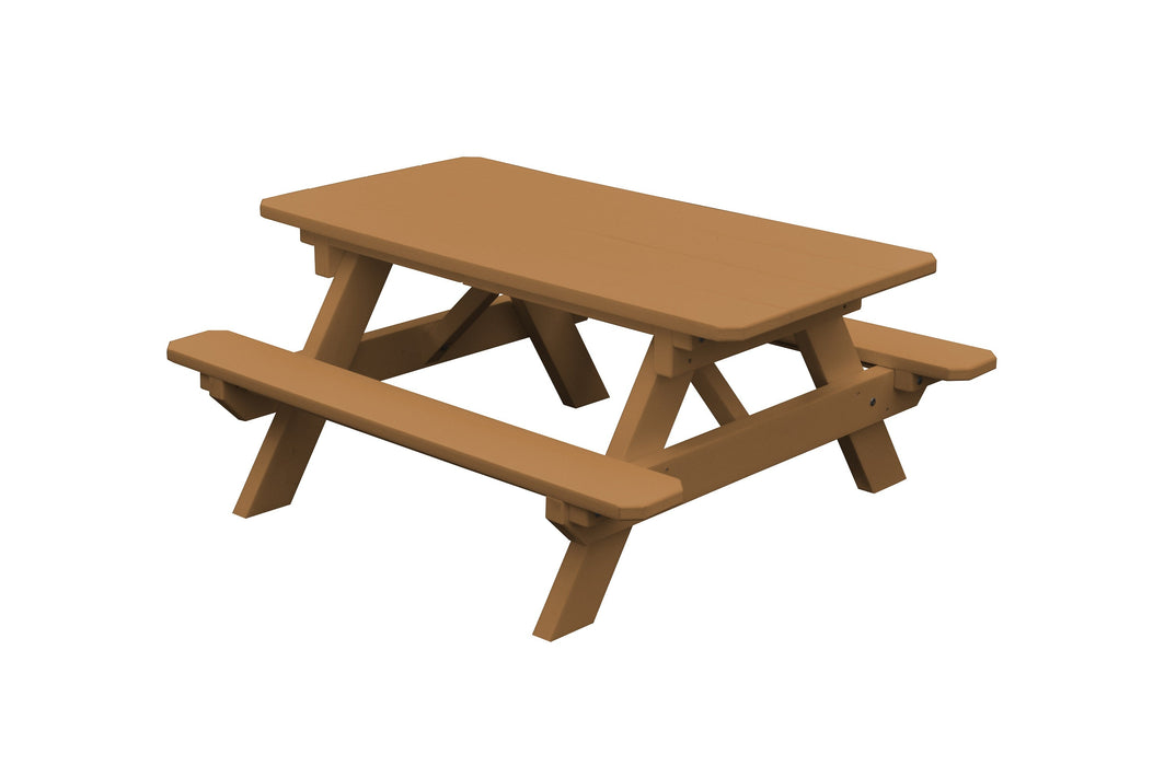 A&L Furniture Co. Amish-Made Poly Kids Picnic Table