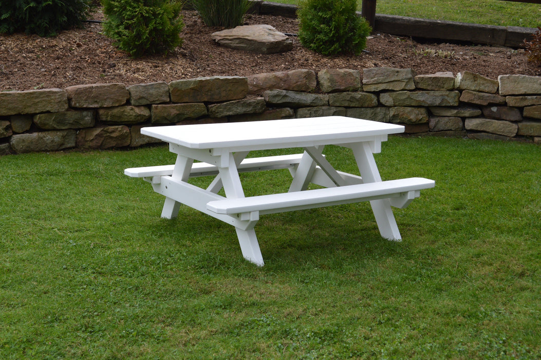 A&L Furniture Co. Amish-Made Poly Kids Picnic Table