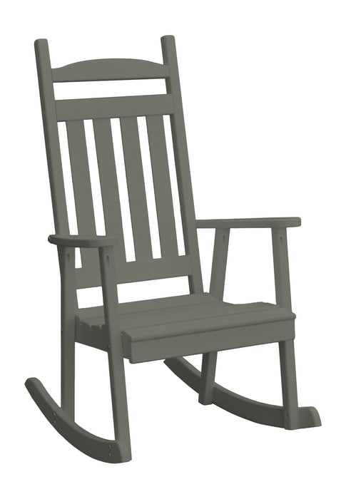 A&L Furniture Co. Amish-Made Pine Classic Porch Rocker