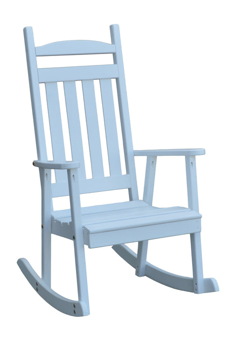 A&L Furniture Co. Amish-Made Pine Classic Porch Rocker