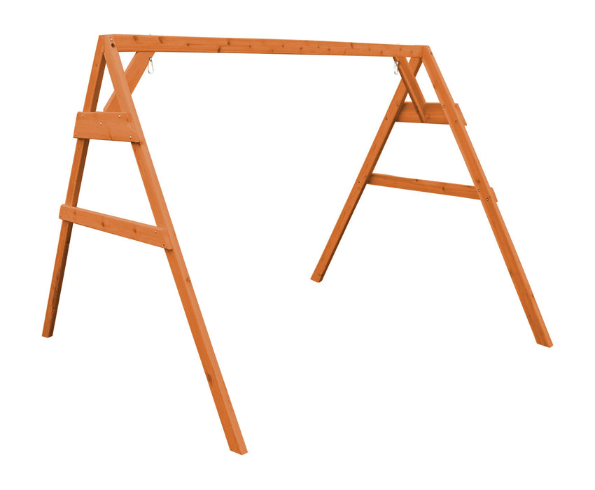 A&L Furniture Co. Amish-Made Cedar A-Frame Swing Stand, Hangers Included