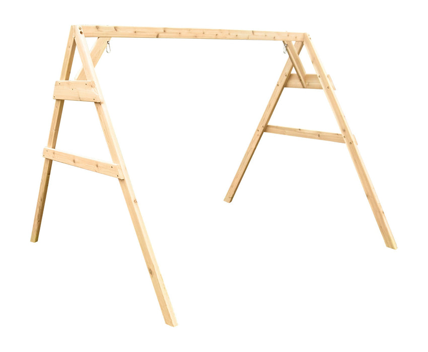 A&L Furniture Co. Amish-Made Cedar A-Frame Swing Stand, Hangers Included