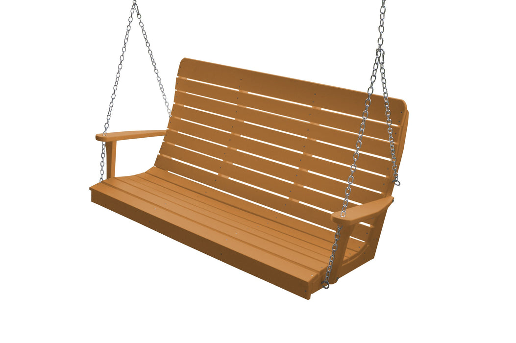 A&L Furniture Co. Amish-Made Poly Winston Porch Swings