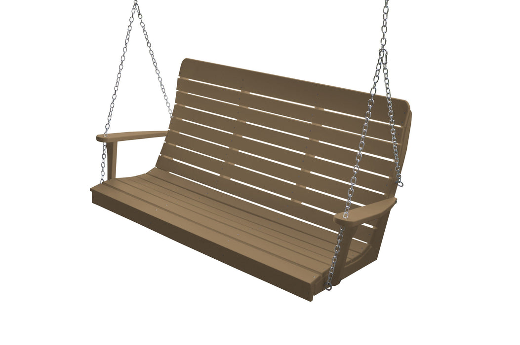 A&L Furniture Co. Amish-Made Poly Winston Porch Swings