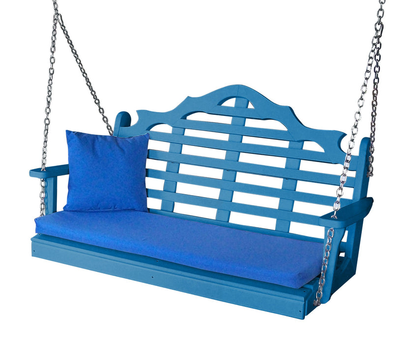 A&L Furniture Co. Amish-Made Poly Marlboro Porch Swings