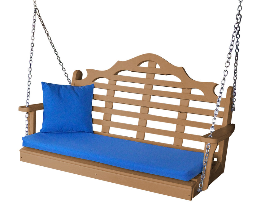 A&L Furniture Co. Amish-Made Poly Marlboro Porch Swings