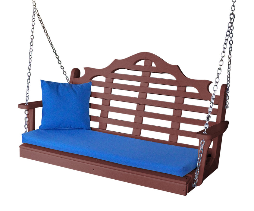 A&L Furniture Co. Amish-Made Poly Marlboro Porch Swings