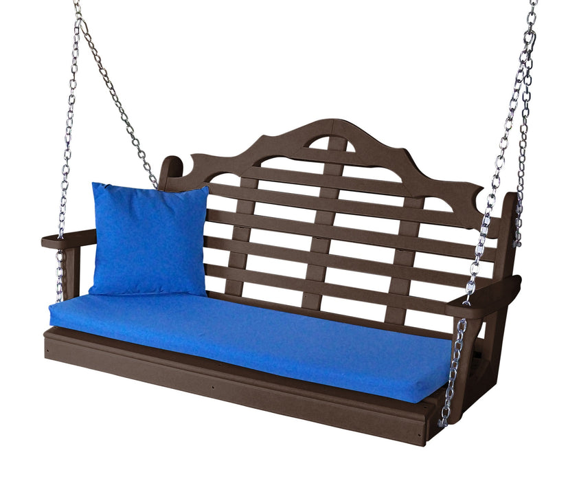 A&L Furniture Co. Amish-Made Poly Marlboro Porch Swings
