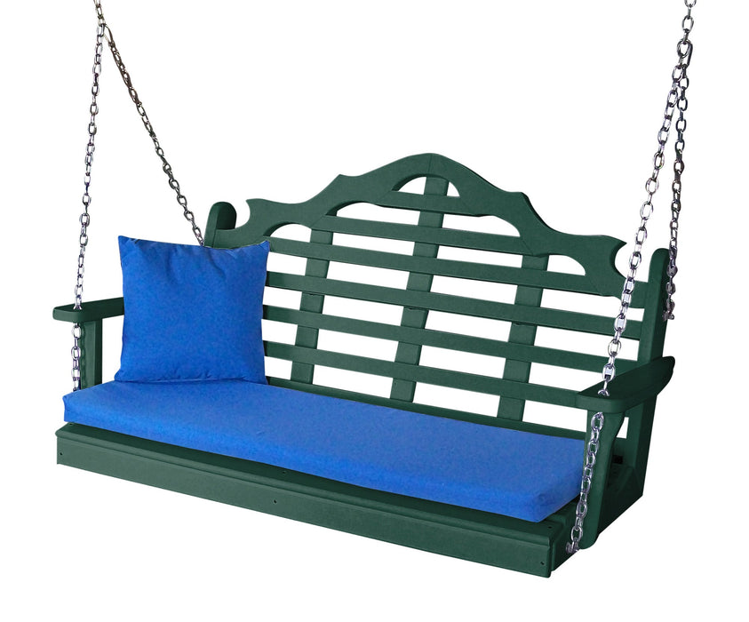 A&L Furniture Co. Amish-Made Poly Marlboro Porch Swings