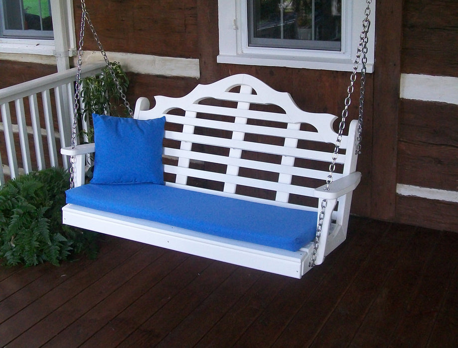 A&L Furniture Co. Amish-Made Poly Marlboro Porch Swings