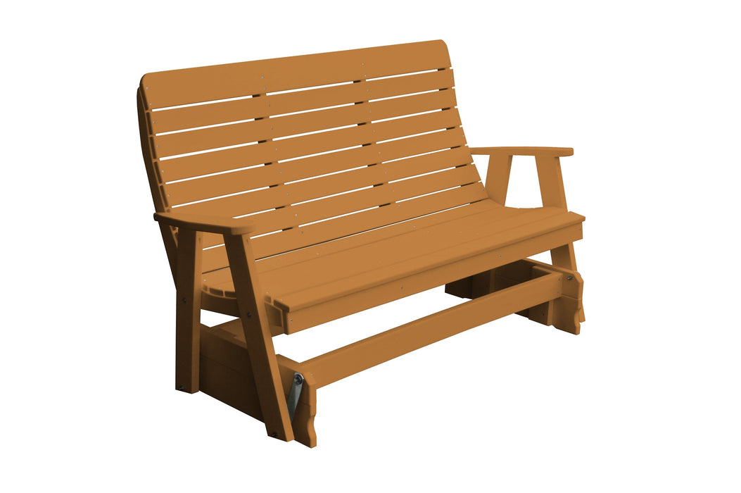 A&L Furniture Co. Amish-Made Poly Winston Glider Benches