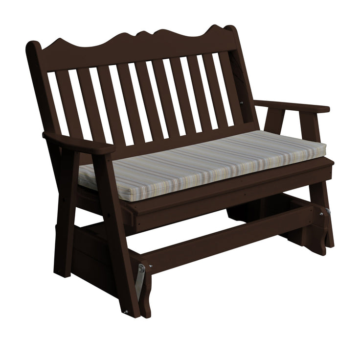 A&L Furniture Co. Amish-Made Poly Royal English Glider Benches