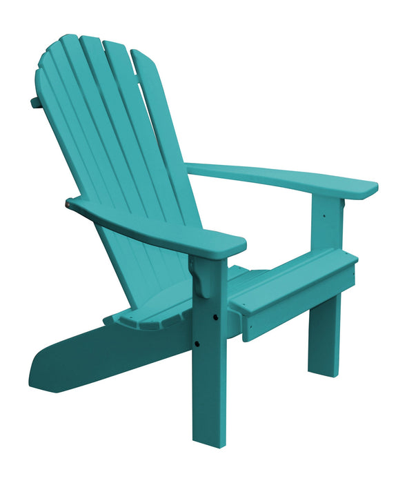 A&L Furniture Co. Amish-Made Poly Fanback Adirondack Chairs