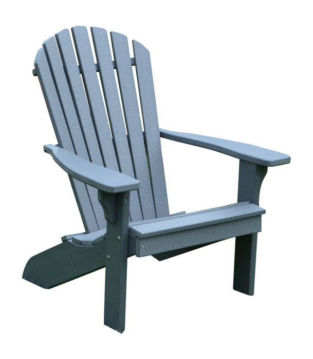 A&L Furniture Co. Amish-Made Poly Fanback Adirondack Chairs