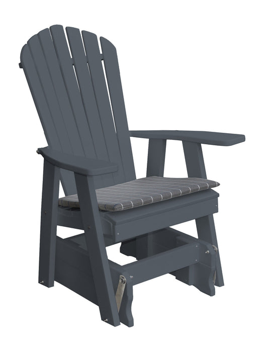 A&L Furniture Co. Amish-Made Poly Adirondack Glider Chair