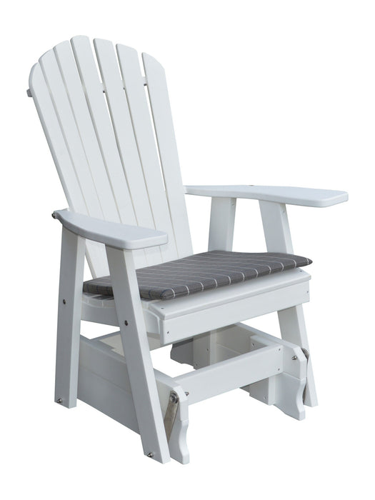 A&L Furniture Co. Amish-Made Poly Adirondack Glider Chair