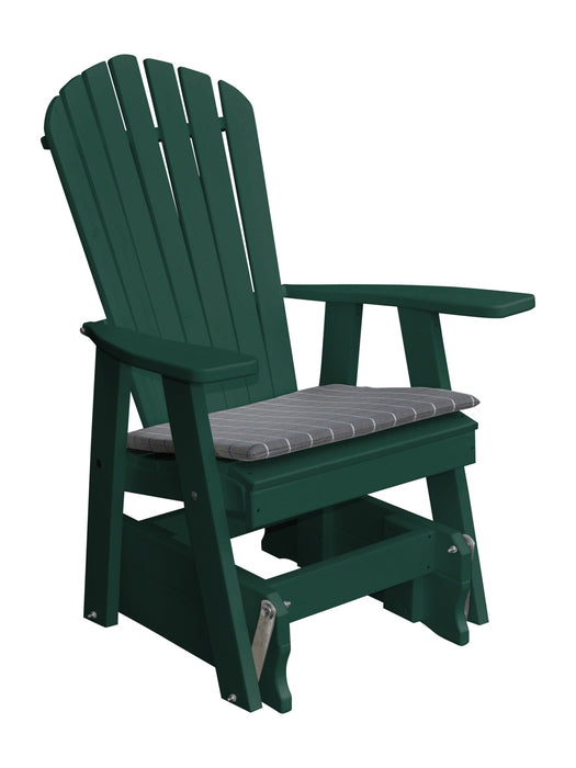 A&L Furniture Co. Amish-Made Poly Adirondack Glider Chair