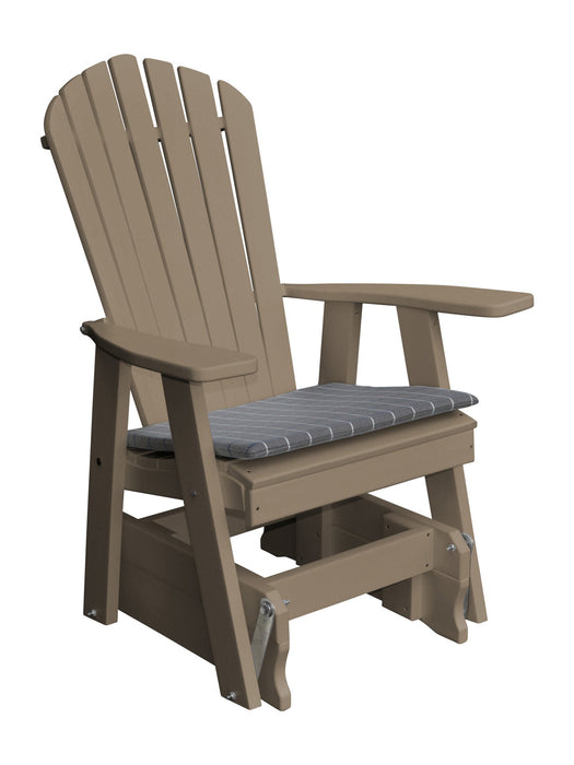 A&L Furniture Co. Amish-Made Poly Adirondack Glider Chair