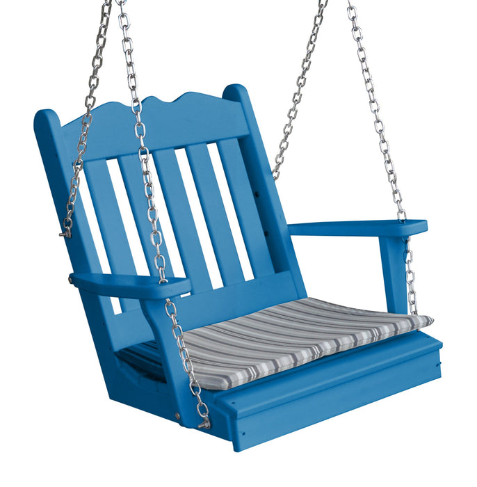 A&L Furniture Co. Amish-Made Poly Royal English Chair Swing