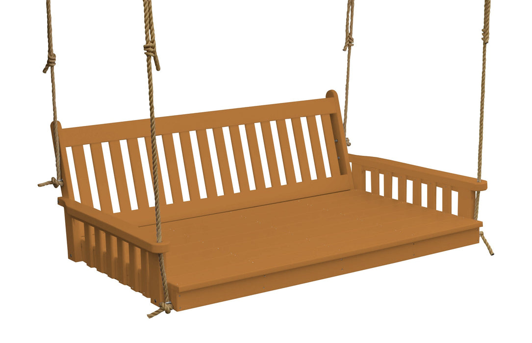 A&L Furniture Co. Amish-Made Poly Traditional English Swing Beds