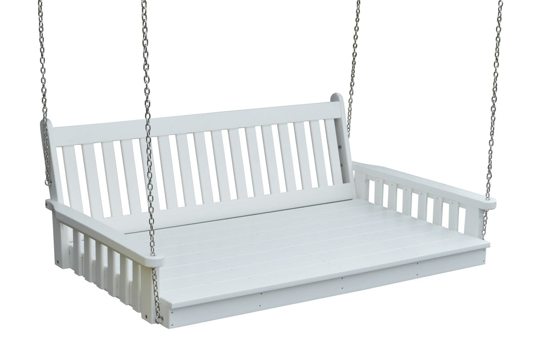 A&L Furniture Co. Amish-Made Poly Traditional English Swing Beds