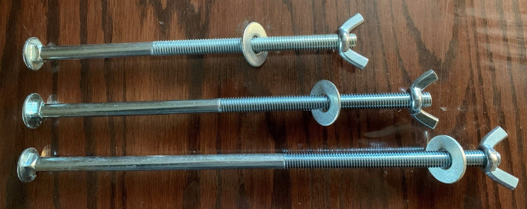 Galvanized bolts for Amish-Made Poly Waterwheels