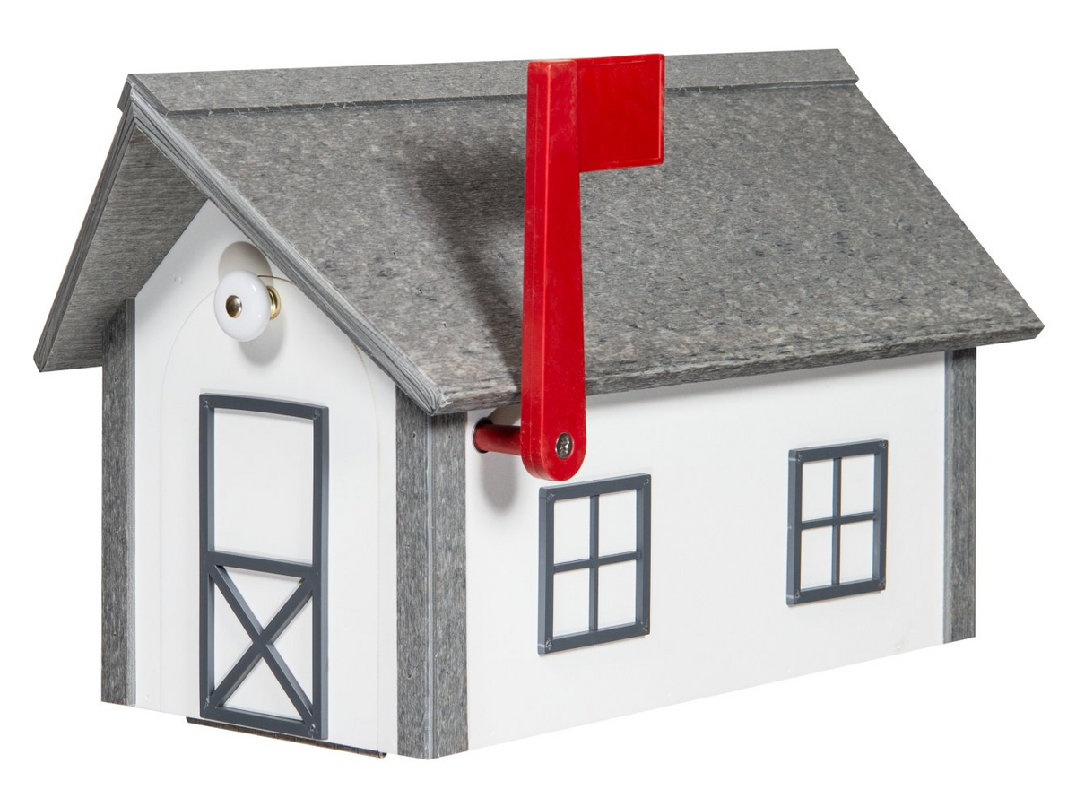 Amish-Made Poly Mailboxes with Poly Roofs | Shoofly Amish Furniture