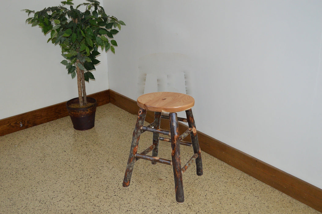 A&L Furniture Co. Amish-Made Hickory Counter Stools